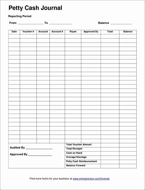 How To Maintain Petty Cash In Excel Excel Templates