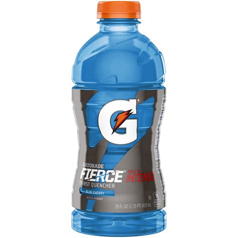 Gatorade Fierce Blue Cherry Sports Drink 28 Fl Oz