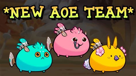 New Aoe Team Axie Origin Axie Infinity Gameplay Youtube