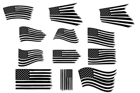 Distressed American Flags Graphic By George Khelashvili · Creative Fabrica