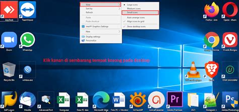 Mengecilkan Simbol Icon Desktop Cara Mengecilkan Icon Desktop Windows