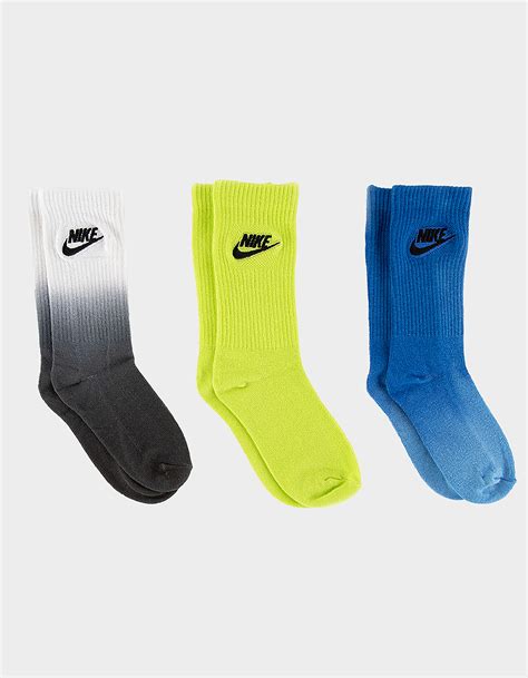 NIKE 3 Pack Little Kids Crew Socks - BLUE COMBO | Tillys