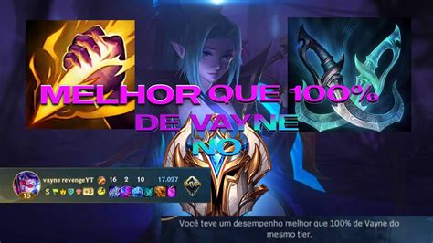 Vayne Jungle No Challenger League Of Legends Wild Rift Youtube