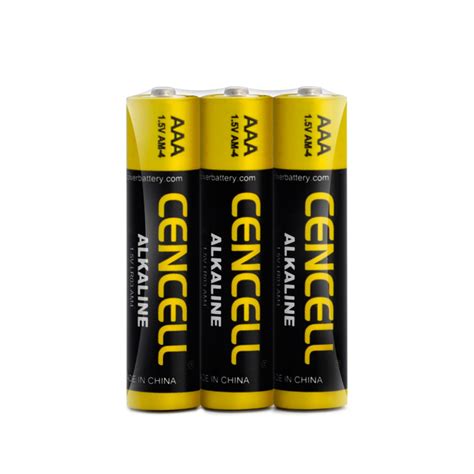 Cencell Dry Cell V Alkaline Aaa Um Lr No Battery With Shrink