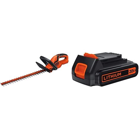 Black Decker V Max Cordless Hedge Trimmer Inch Tool Only