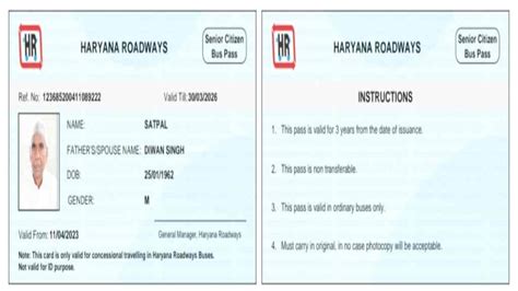 Haryana Roadways Bus Pass All Details - Haryana Roadways