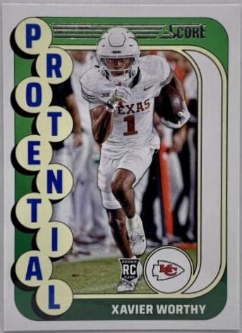 Xavier Worthy Prices Rookie Score Protential Football Cards