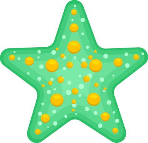 Sea Starfish Clipart Design Illustration 9400790 PNG