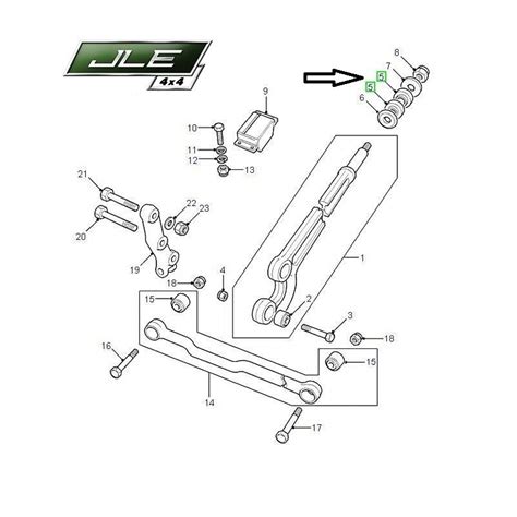 Silent Bloc Land Rover Tirant De Pont Avant C T Ch Ssis Defender