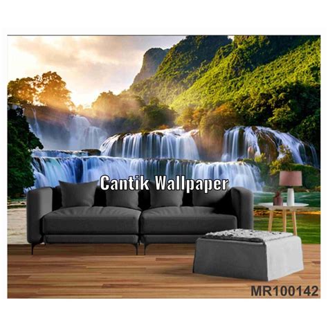 Jual Photowall Mural Dinding D Wallpaper Mural Pemandangan Air Terjun