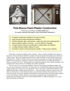 Fillable Online Pole Stucco Foam Plaster Construction Fundamental