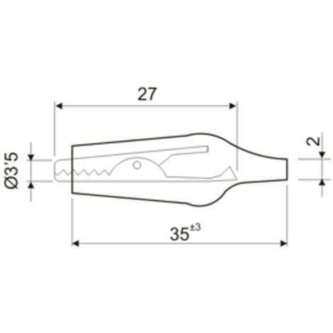 Pince crocodile isolée Electro Dh 38 050 N 843055202030491