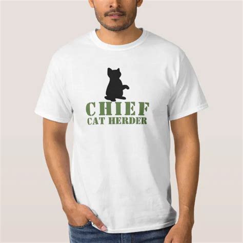 Big Chief Cat Herder T-Shirt | Zazzle