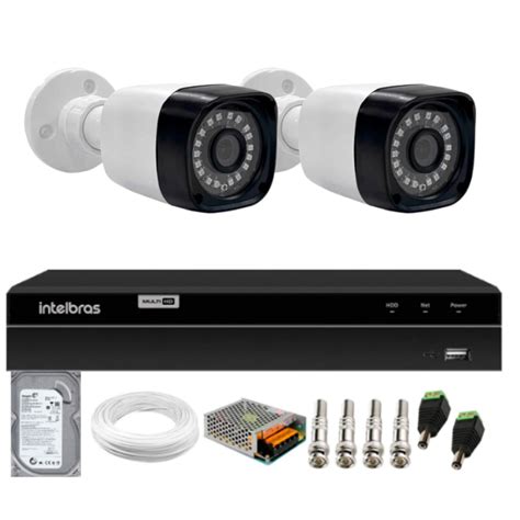 Kit C Meras Hd P M De Vis O Noturna Infravermelho Dvr