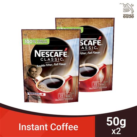 Nescafe Classic Instant Coffee 50g Pack Of 2 Dynamart Snr Watsons Official Store Free Shipping