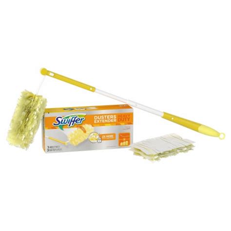 Swiffer Duster Heavy Duty Extendable Handle Starter Kit With Refills