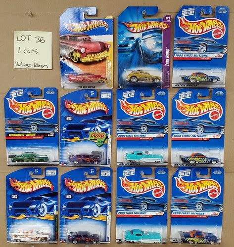 Hot Wheels Vintage Hot Rods Race Cars 11 Cars Lot 36 EBay