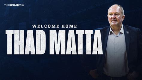 Butler community welcomes Thad Matta back as head men’s basketball ...