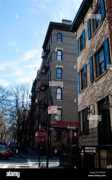 View of the exterior of the apartment building used in the TV show ...