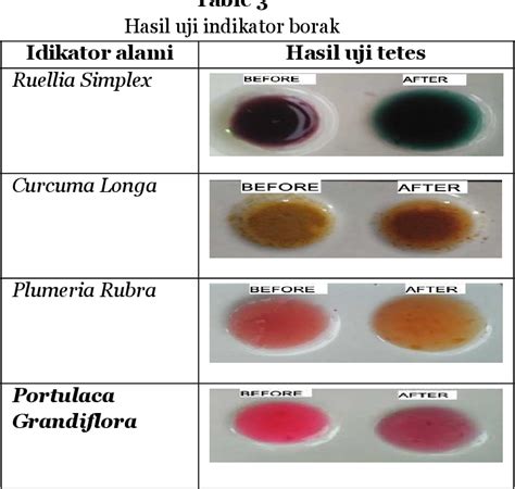 Table From Pengembangan Buku Petunjuk Praktikum Uji Formalin Dan