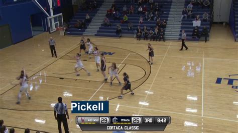 Ithaca Vs No Montclair State Women S Basketball Highlights Youtube