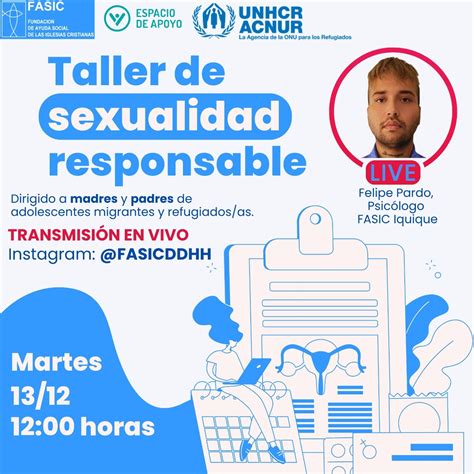 Taller De Sexualidad Responsable Para Madres Y Padres Migrantes Fasic