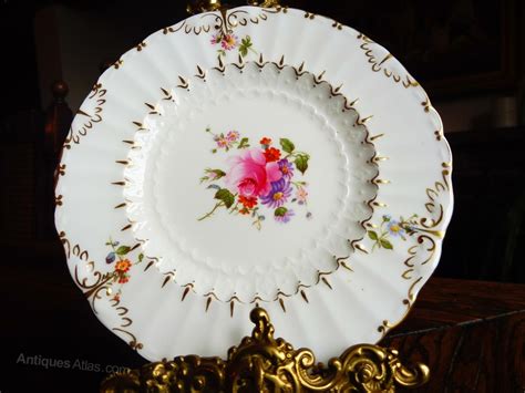 Antiques Atlas Royal Crown Derby Floral Painted Cabinet Plate