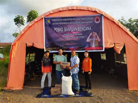 Hari Ini Opd Pemkab Bolmong Salurkan Bantuan Logistik Erupsi Gunung