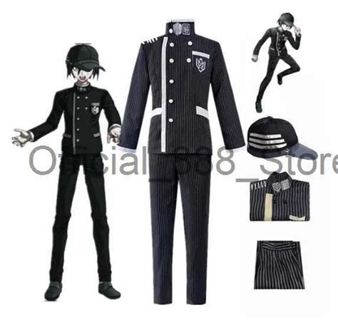 Danganronpa V3 Saihara Shuichi Detective Uniform Hat Cosplay Costume