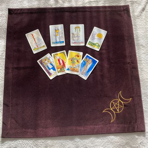 Altar Cloth Tarot Reading Cloth Etsy