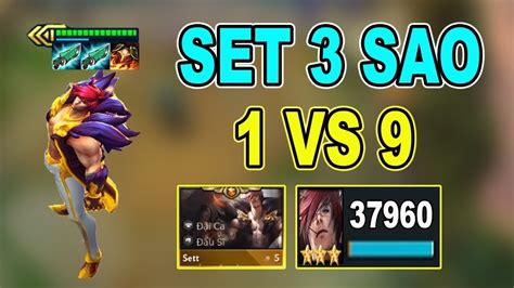 3 Star Sett⭐⭐⭐the Boss 1v9 Tft 3 Star Chosen Youtube