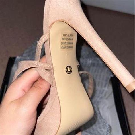 Never Worn Light Pink Nude Heels Heel Size Around Depop