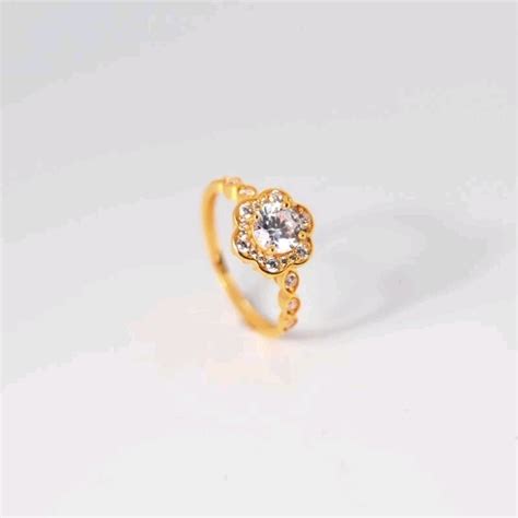 Cincin Emas Solitaire Telur Ceplok Toko Emas Gadjah Lazada Indonesia