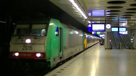 Nmbs Traxx E Ic Brussel Vertrekt Van Station Schiphol