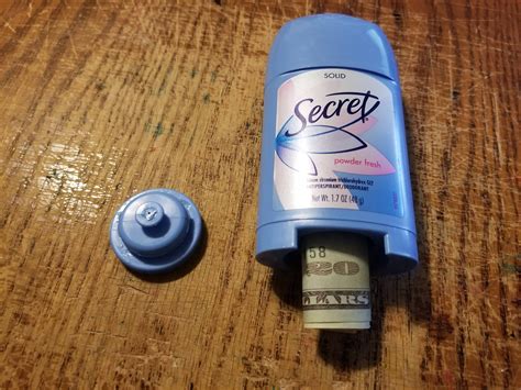 Secret Stash Can Deodorant Diversion Safe Hide Cash Jewelry Etsy