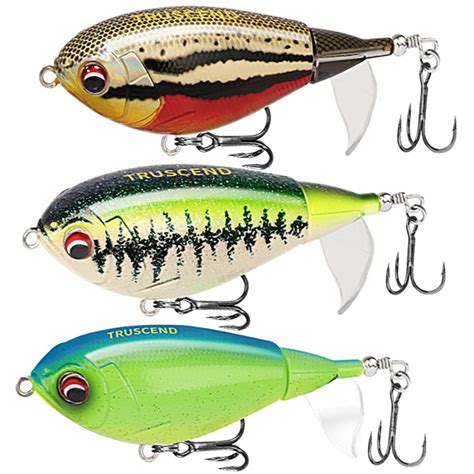 Bosisa Truscend Topwater Pencil Plopper Fishing Lures For Bass Catfish