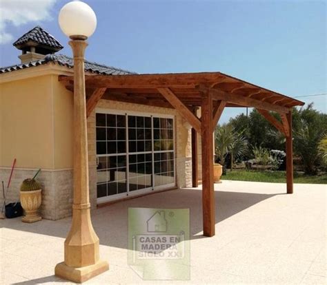 Pérgola A 1 Agua Adosada Casas Naturales