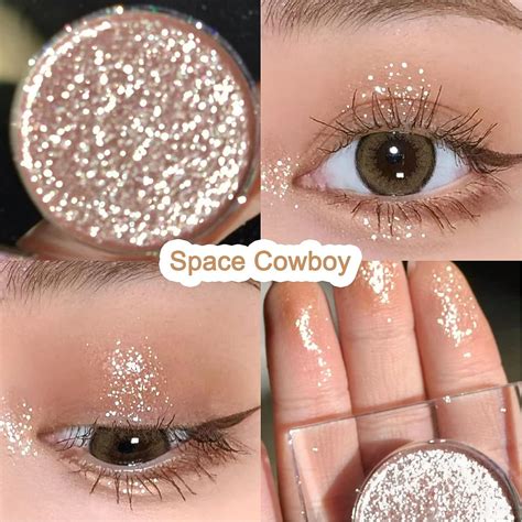 Jutqut Shimmer Glitter Eyeshadow Palette Sparkle Champagne Gold Eye