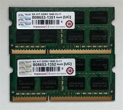 Yahooオークション Transcend ノートpc用メモリ Pc3l 12800 Ddr3l 1