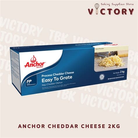 Jual Kg Anchor Keju Cheddar Easy To Grate Shopee Indonesia