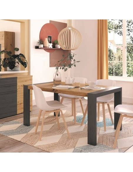 Mesa Comedor Rectangular Extensible Porter A Deslizante Daniela