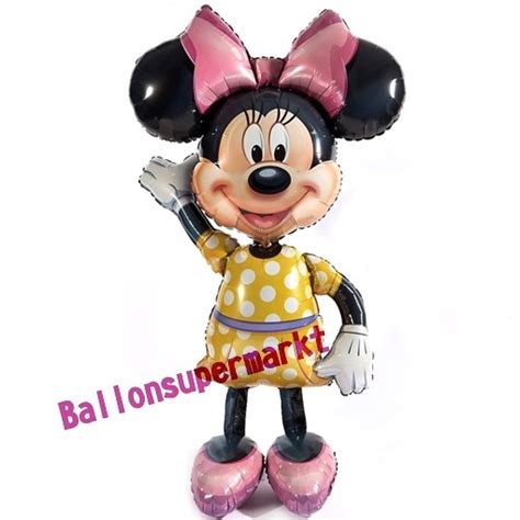 Ballonsupermarkt Onlineshop De Minnie Mouse Airwalker Ballon Mit