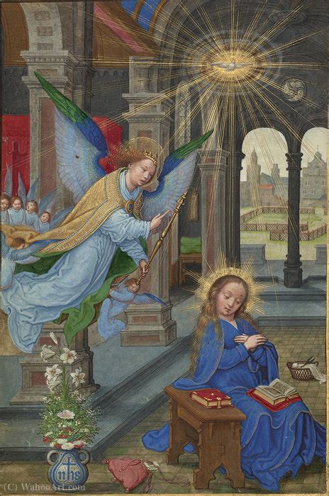 Reproductions De Qualit Mus E L Annonciation De Simon Bening