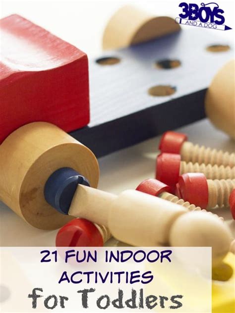 21 Fun Indoor Activities for Toddlers