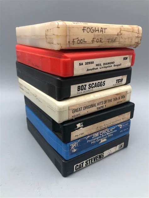 Vintage Assorted 8-track Tapes / Cassettes. - Etsy