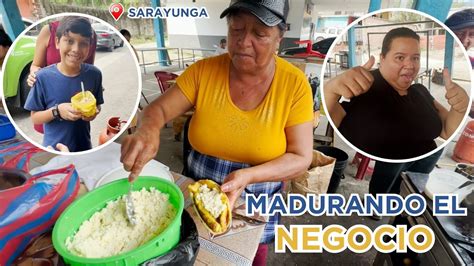 30 AÑOS VENDIENDO maduro con queso en Sarayunga YouTube