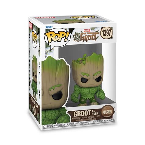 Marvel Noi Siamo Groot Hulk Funko Pop Figura A Testa Oscillante