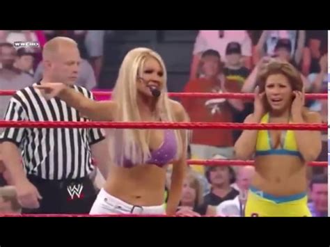 Wwe Raw Mickie James Vs Jillian Hall Youtube