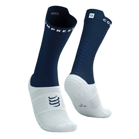 Compressport Skarpetki Rowerowe Proracing Socks V Bike Blues White