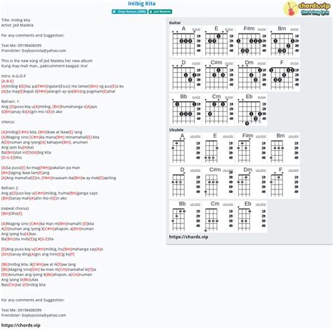 Chord: Iniibig Kita - tab, song lyric, sheet, guitar, ukulele | chords.vip